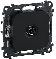 Розетка TV Проходная без рамки Legrand Valena Allure 1-м. антрацит картинка